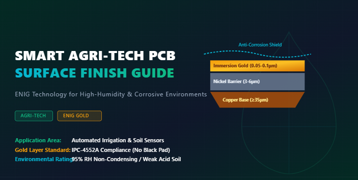 Latest company blogs about Agri-Tech IoT: Surface Finish (ENIG) Selection for Corrosion-Resistant PCBs in Smart Irrigation Networks