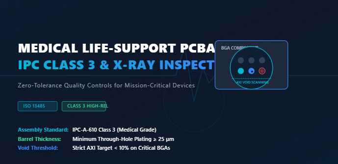 Latest company blogs about Medical Technology: Implementing IPC Class 3 Standards and X-Ray Inspection for Mission-Critical Medical PCBA