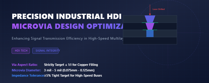 Latest company blogs about HDI Technology: Optimizing Microvia Design in HDI PCBs to Enhance Signal Transmission for Industrial Controllers