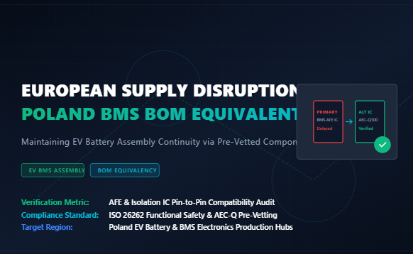 Latest company blogs about European Supply Disruption: Polish BMS Plants Maintain Delivery Stability via BOM Equivalent Audits