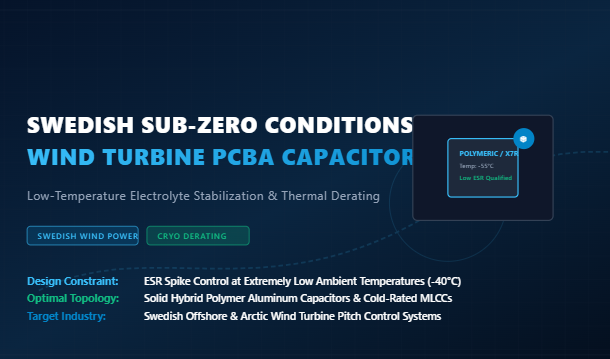 Latest company blogs about Navigating Swedish Sub-Zero Conditions: Capacitor Selection and Thermal Derating for Wind Turbine PCBA