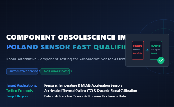 Latest company blogs about Overcoming Long Lead-Time Component Obsolescence: Polish Sensor Makers Rapid Alternative Qualification