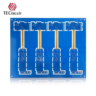 1.2mm Thickness 4 Layer Rigid Flexible PCB Printed Circuit Board Immersion Gold 2U